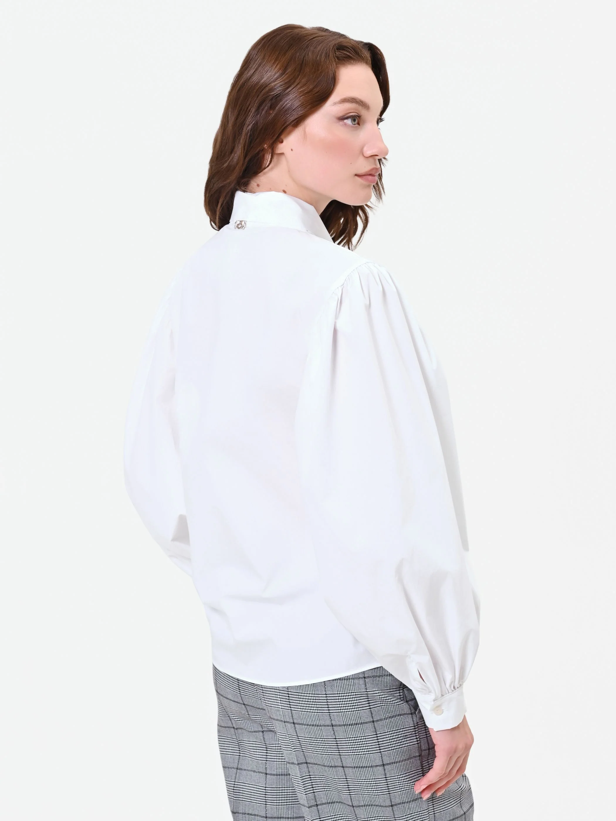 Camicia bianca con fiocco lavallière - Image 3