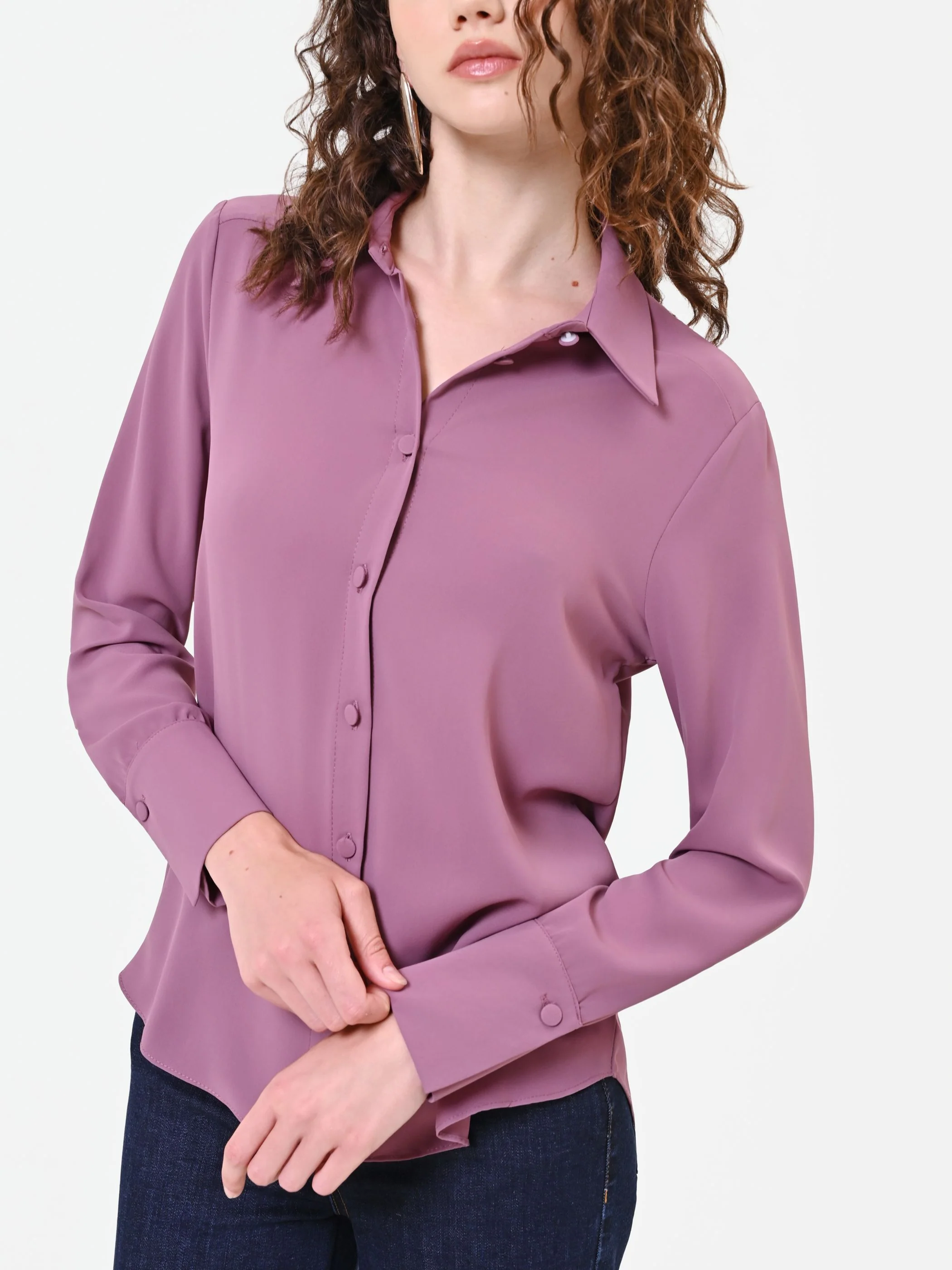 Camicia in rosa antico - Image 4