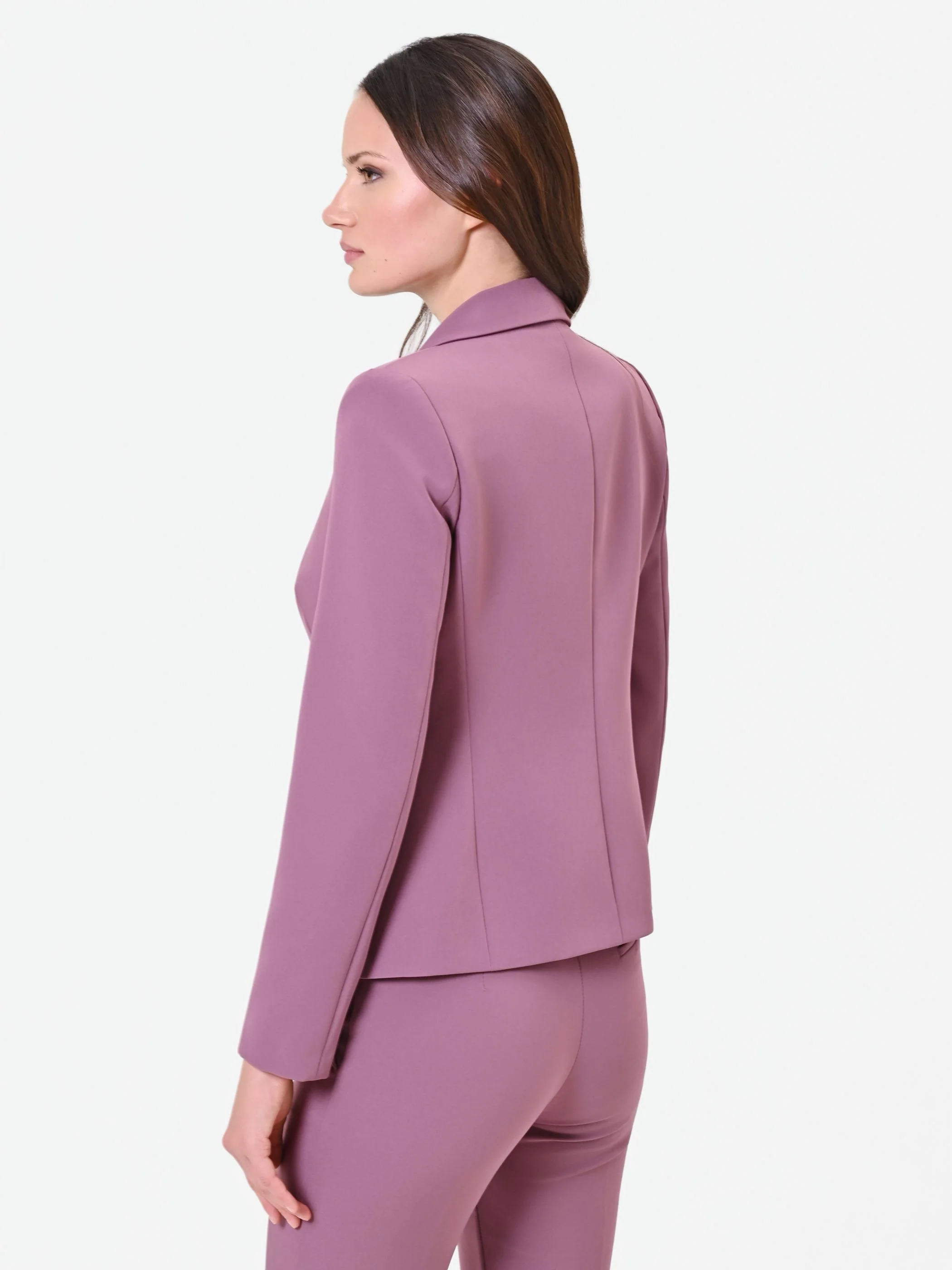Giacca blazer monopetto rosa antico - Image 3