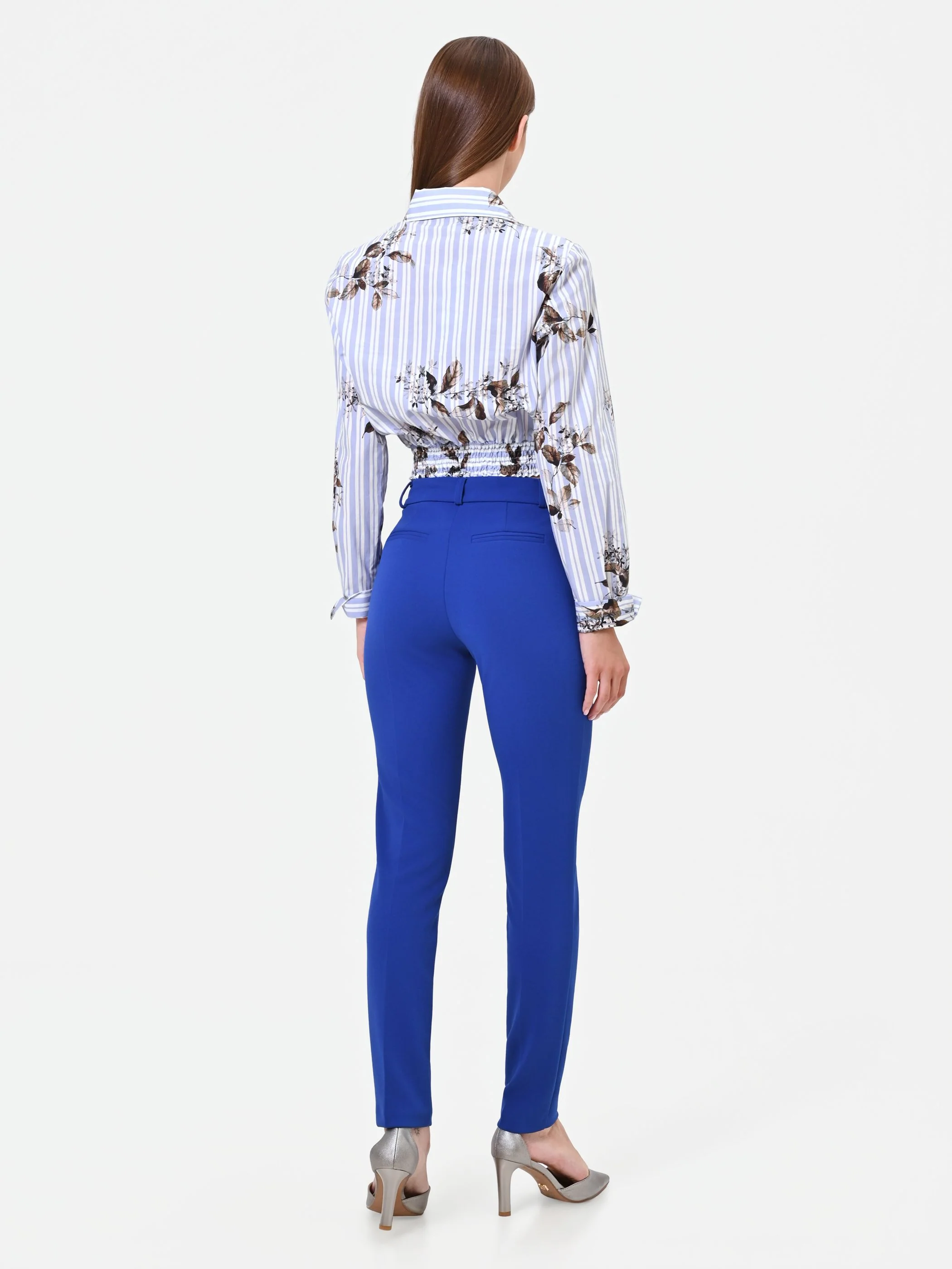 Pantalone a sigaretta blu cina - Image 3