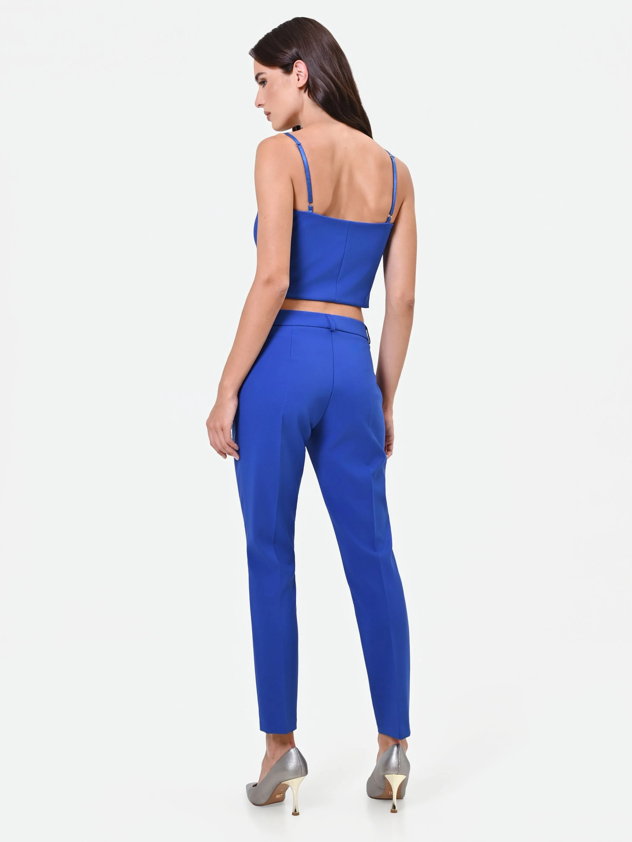 Pantalone a sigaretta blu cina - Image 2