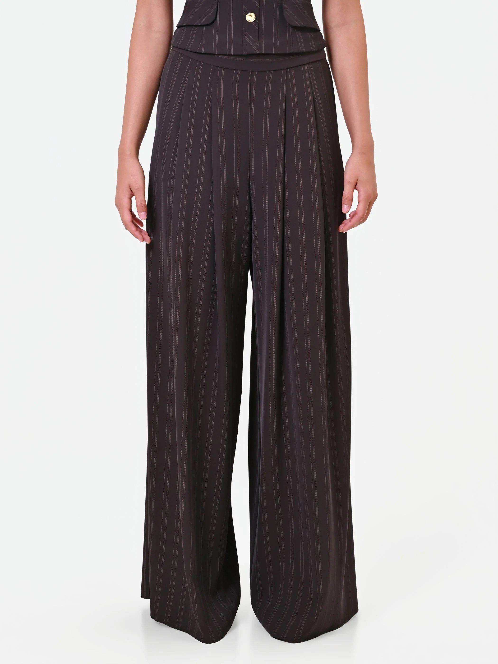 Pantalone palazzo gessato testa di moro Giorgia Palmas X Rinascimento - Image 2