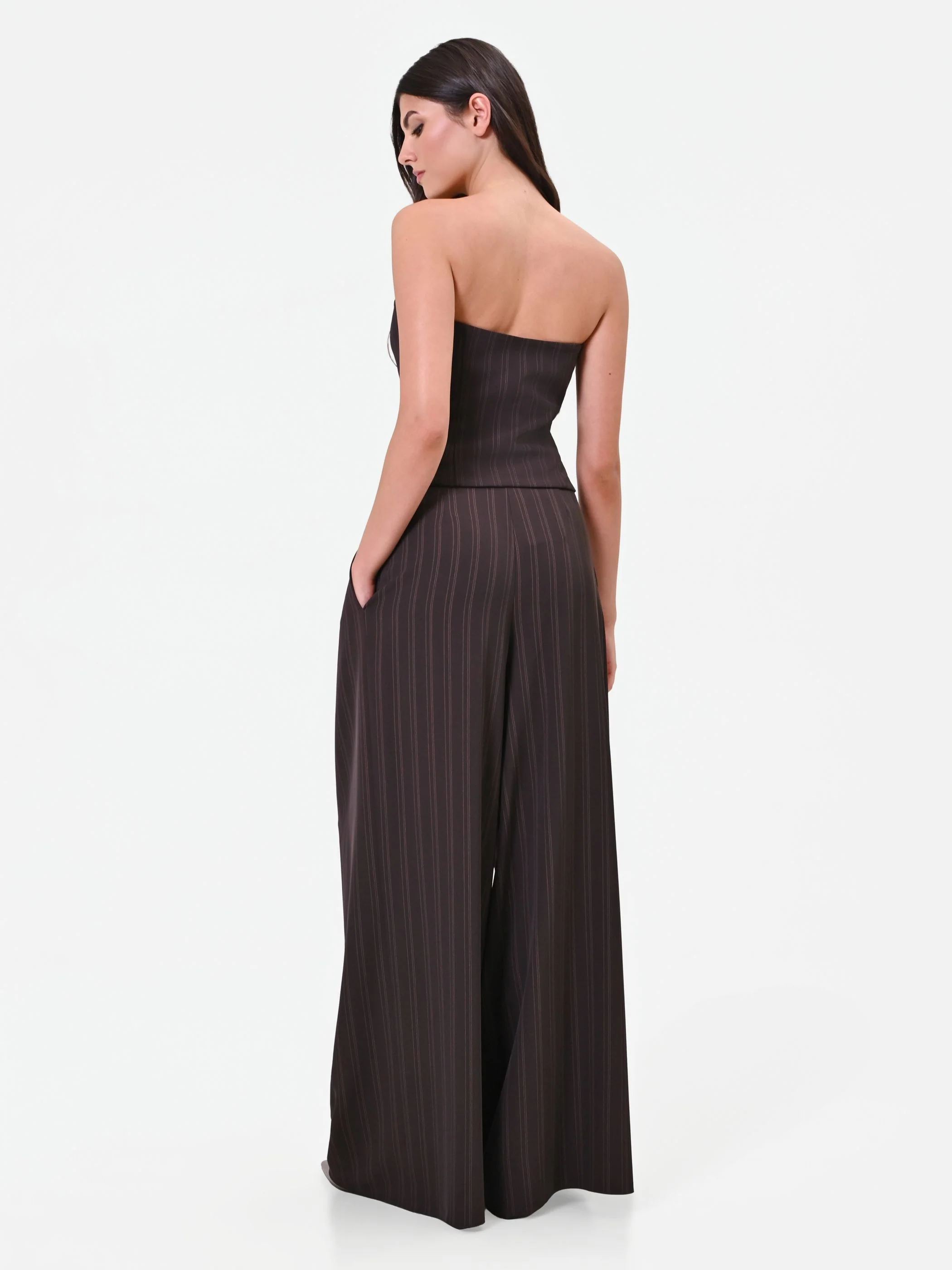 Pantalone palazzo gessato testa di moro Giorgia Palmas X Rinascimento - Image 5