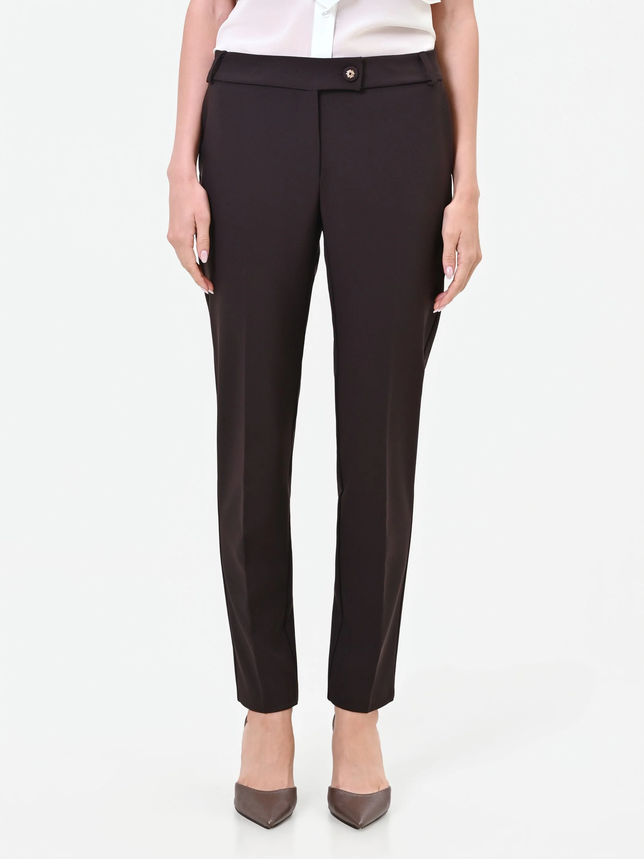 Pantalone skinny moro marrone - Image 2