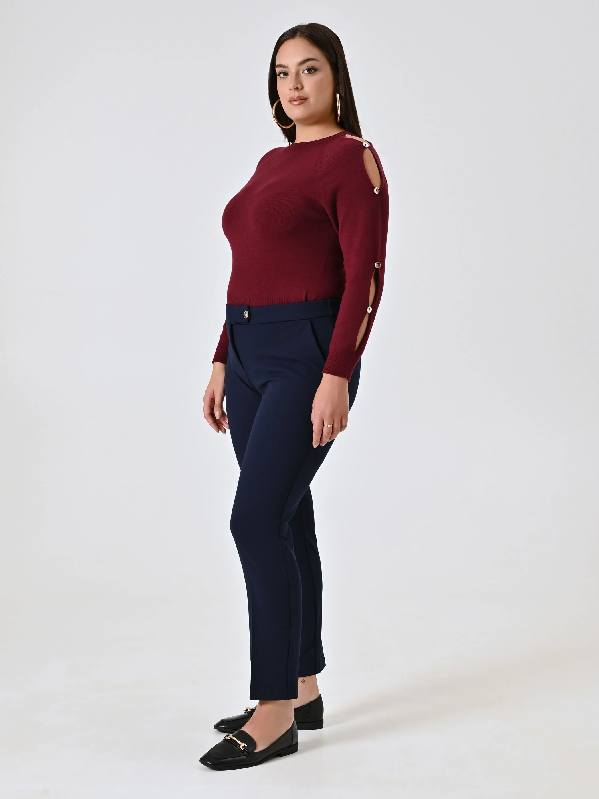 Pantaloni Skinny Curvy Blu