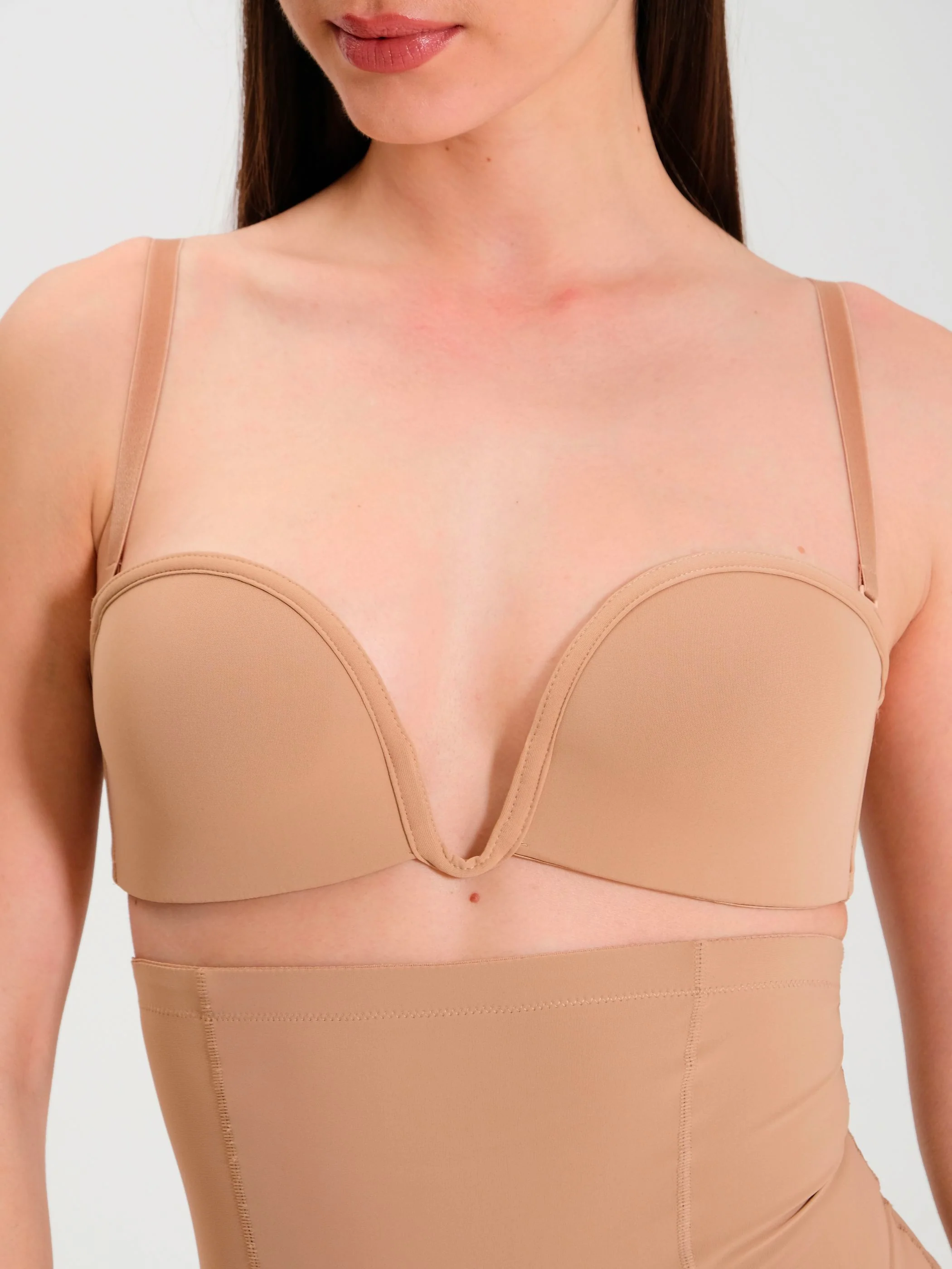 Reggiseno a Fascia Scollo Profondo