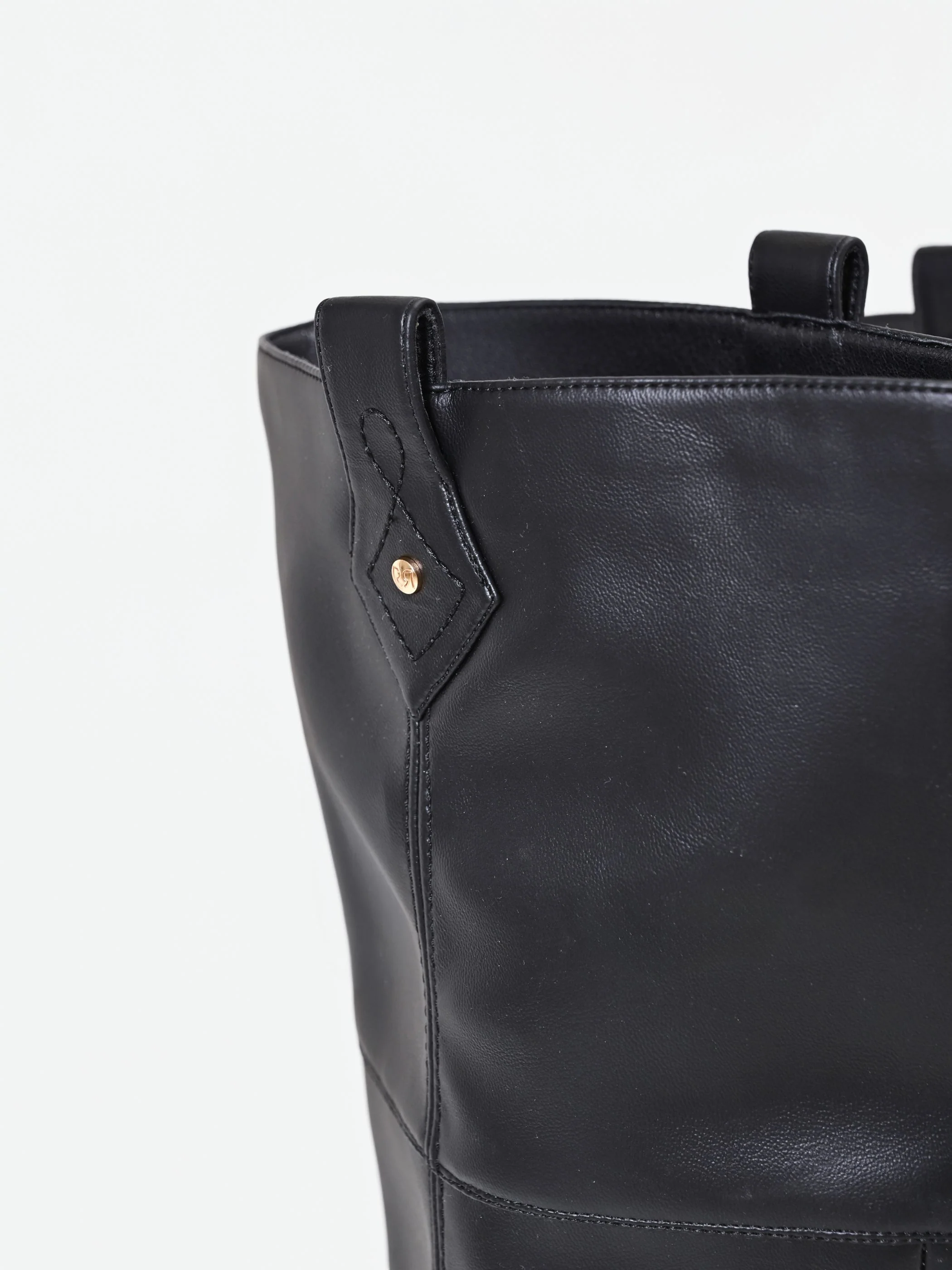 Stivale nero stile texano con gambale alto - Image 3