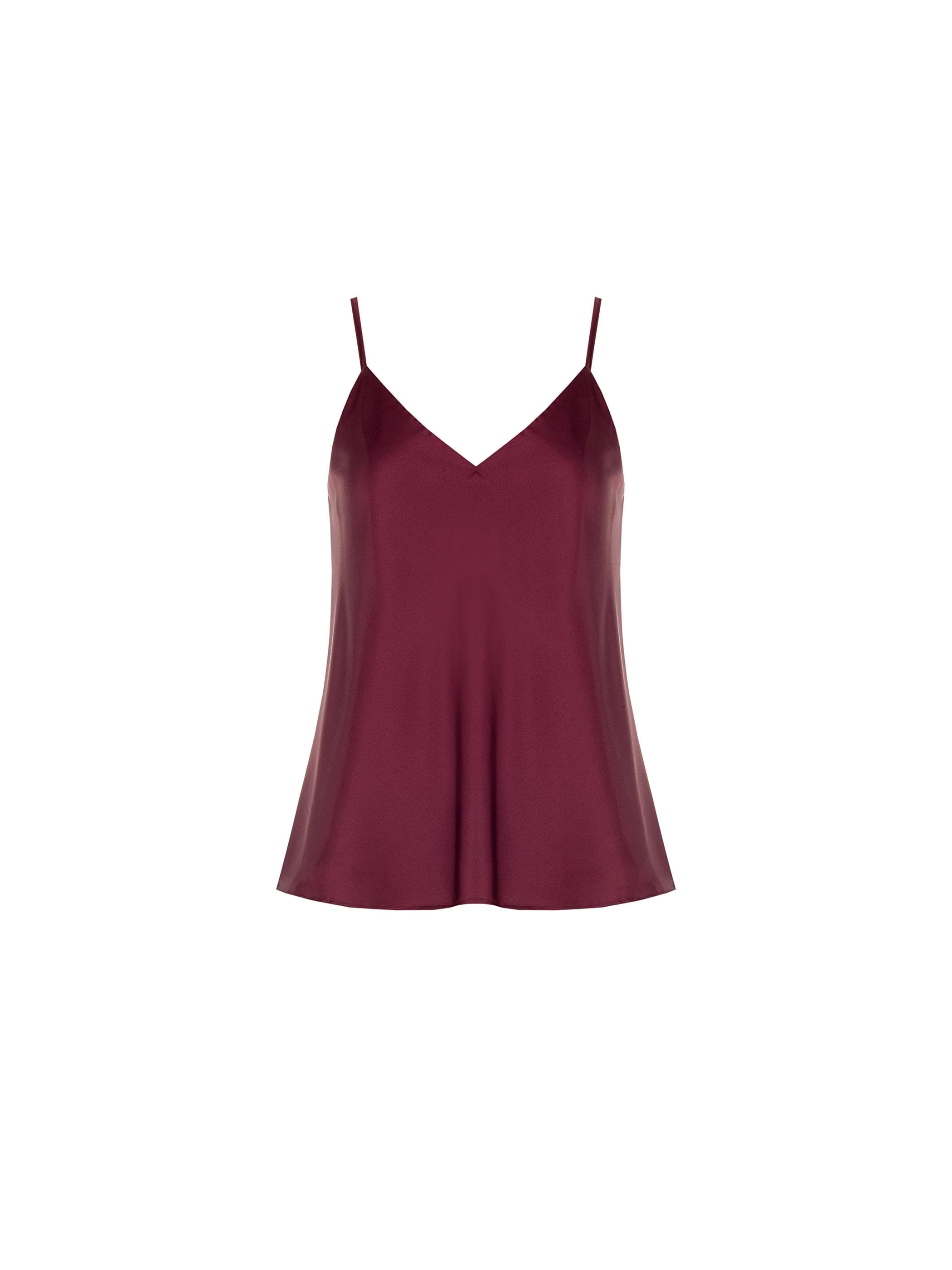 Top lingerie in raso bordeaux rosso - Image 6