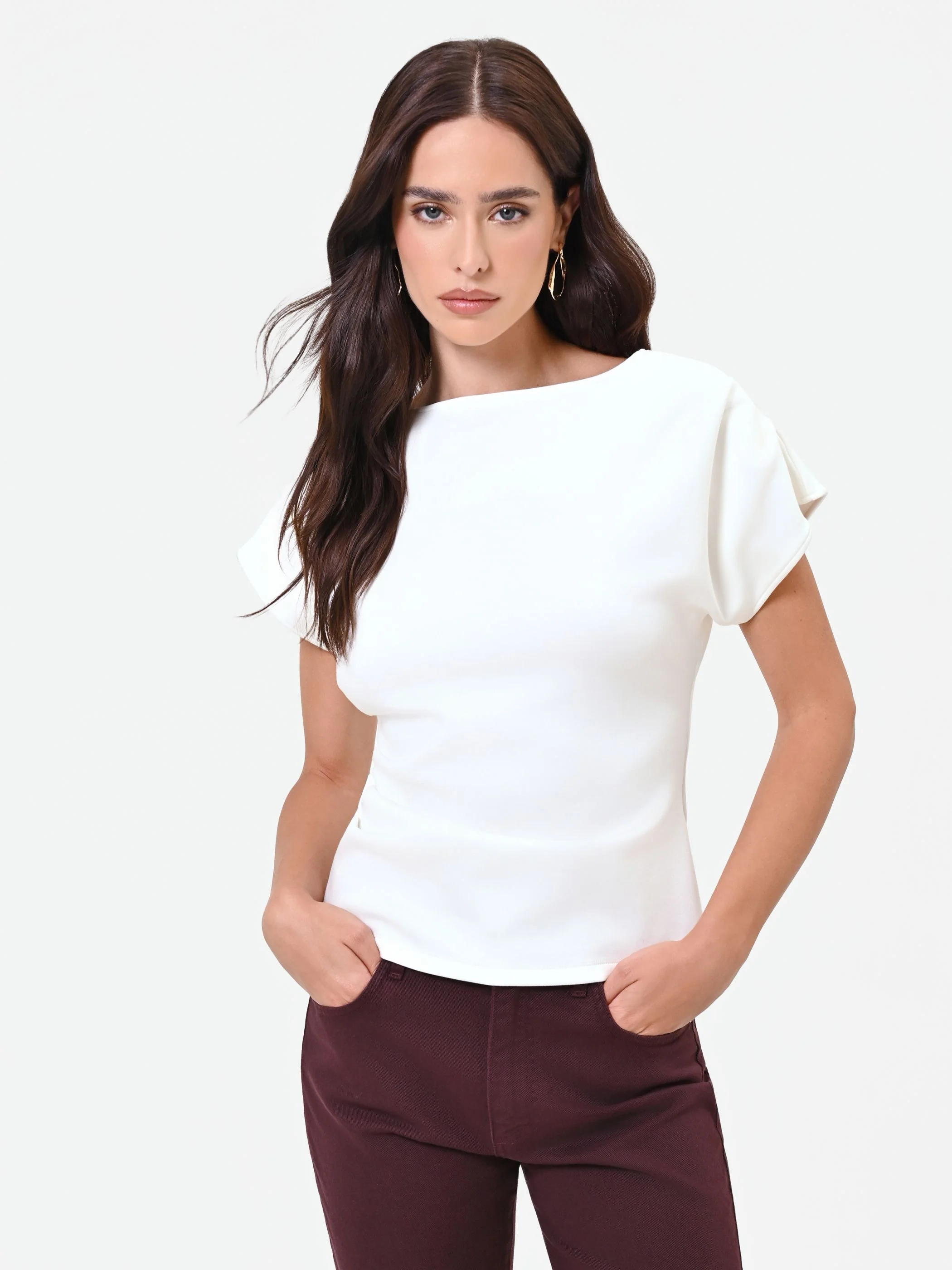 Tshirt in Tessuto Soft Strutturato - Image 2
