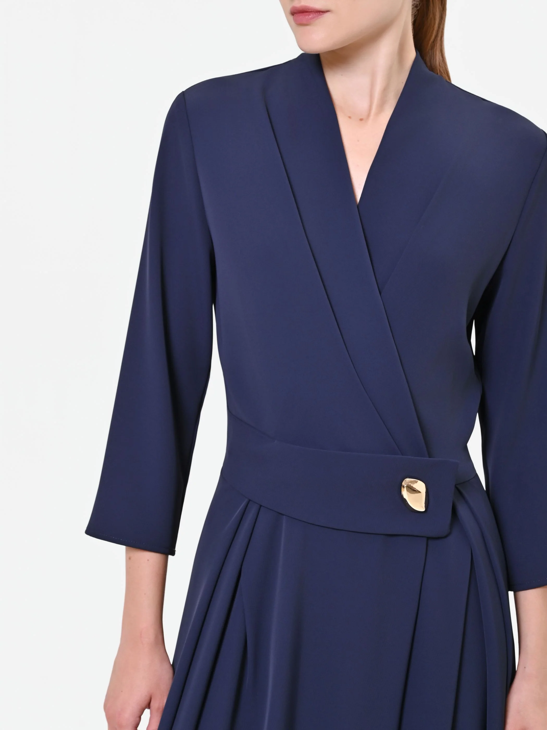 Tuta Blu con bottone design - Image 2